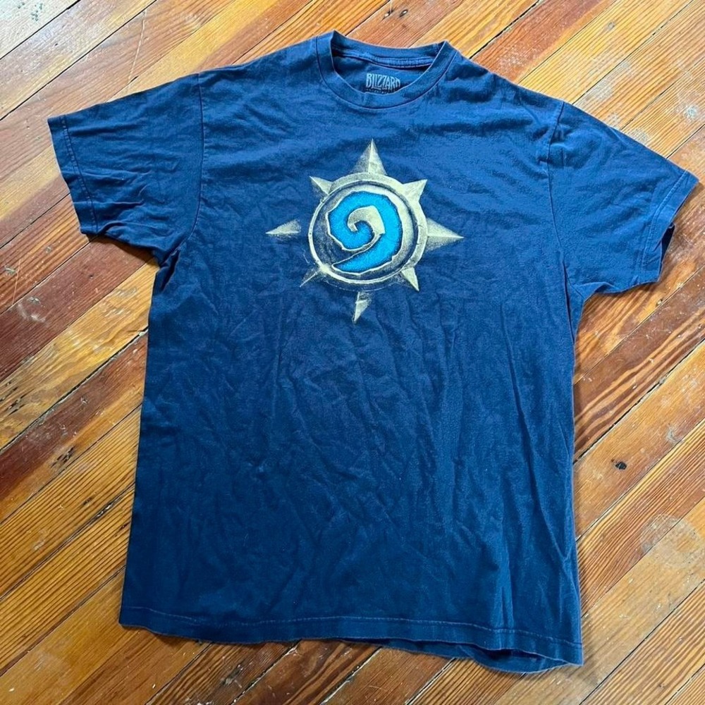 Y2K 2000s Blizzard Hearthstone Shirt size L
